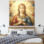 Heilige Mutter Gottes – Göttliche Liebe & Schutz´8 キャンバスプリント (インサイチュ (寝室))