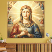 Heilige Mutter Gottes – Göttliche Liebe & Schutz´8 キャンバスプリント (インサイチュ (リビング))