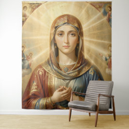 Heilige Mutter Gottes – Göttliche Liebe & Schutz´8 タペストリー