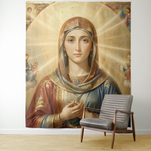 Heilige Mutter Gottes – Göttliche Liebe & Schutz´8 タペストリー (インサイチュ)