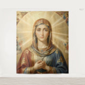 Heilige Mutter Gottes – Göttliche Liebe & Schutz´8 タペストリー (正面)