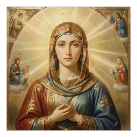 Heilige Mutter Gottes – Göttliche Liebe & Schutz´8 ポスター (正面)