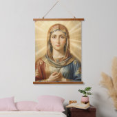 Heilige Mutter Gottes – Göttliche Liebe & Schutz´8 吊り下げ型タペストリー (寝室)