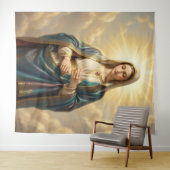 Heilige Mutter Gottes – Göttliche Liebe & Schutz´9 タペストリー (インサイチュ(横))