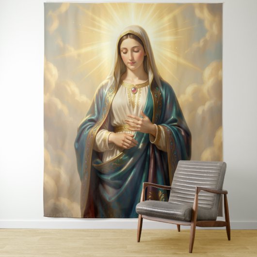 Heilige Mutter Gottes – Göttliche Liebe & Schutz´9 タペストリー (インサイチュ)