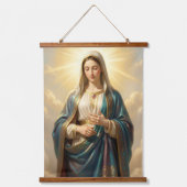 Heilige Mutter Gottes – Göttliche Liebe & Schutz´9 吊り下げ型タペストリー (正面)