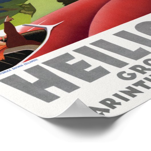 Heiligenblut Austria Vintageポスター ポスター (角)