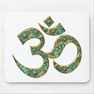 Heiliges OM (AUM -ICH BIN) - Spirituelles Symbol マウスパッド