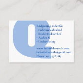 Heimdal Consult名刺 名刺 (裏面)