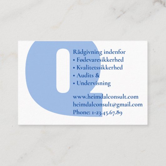 Heimdal Consult名刺 名刺 (裏面)