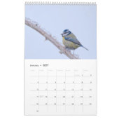 Heimische Vögel Kalender カレンダー (1月 2027)