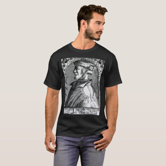 Heinrich Cornelius Agrippa German Polymath Theolo Tシャツ (正面フル)