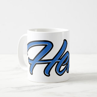 Heinz Vorname Name blue Tasse Kaffeetasse コーヒーマグカップ