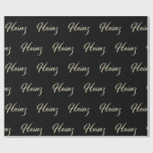 Heinz Vorname Name edles Geschenkpapier Papier ラッピングペーパー (フラット)