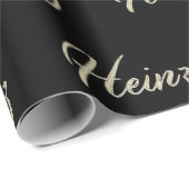 Heinz Vorname Name edles Geschenkpapier Papier ラッピングペーパー (ロールコーナー)