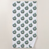 Heirani808アイランドトロピカルトライバルアップルブランケット ビーチタオル (正面)