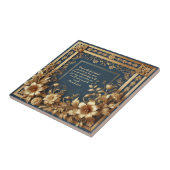 - Heirloom Grace Bible Verse Ceramic Tile タイル (側面)