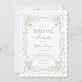 Heirloom Hydrangea Bridal Shower Invitation 招待状 (正面)
