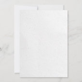 Heirloom Rococo Botanical Frame Bridal Shower 招待状 (裏面)