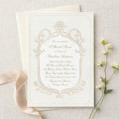 Heirloom Rococo Bridal Shower Invitation 招待状