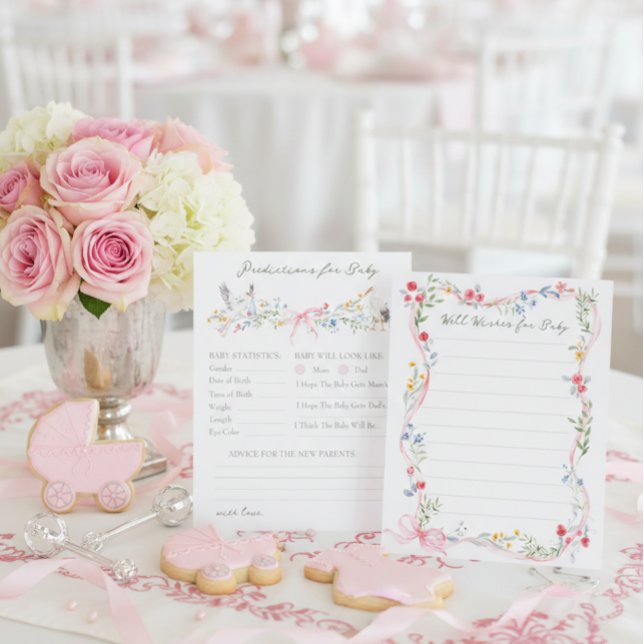 Heirloom Rose and Stork Baby Shower Prediction  (クリエイターアップロード済み)