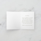 Heirloom Rose Ribbon and Stork Hostess サンキューカード (内部)