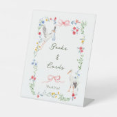 Heirloom Rose & Ribbon Stork Books and Cards 台座サイン (正面)