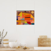Heitere Gebirgslandschaft by Paul Klee ポスター (キッチン)