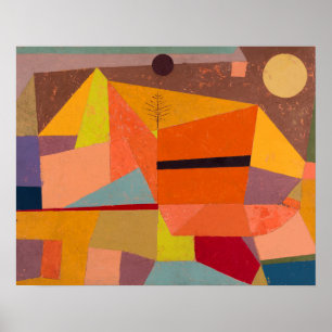 Heitere Gebirgslandschaft by Paul Klee ポスター