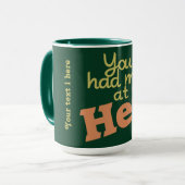 Hejで私がありました! カスタムなマグ マグカップ (正面左)