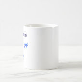 Heja Sverige anpassningsbar mugg med tre älgar コーヒーマグカップ (中央)