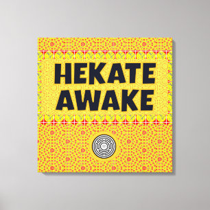 Hekate Awake Strophalos Iynx Seal鍵Sigil キャンバスプリント