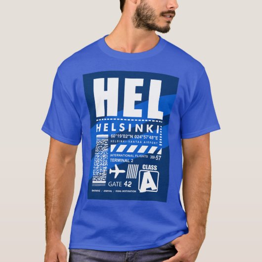 HELヘルシンキエアポート Tシャツ (正面)