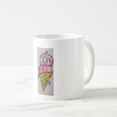 Helado Kawaii de dos Sabores コーヒーマグカップ (正面右)