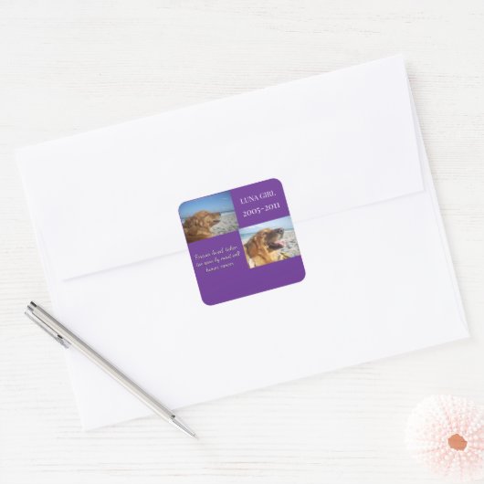 Held Close, Never Forgotten スクエアシール (封筒)