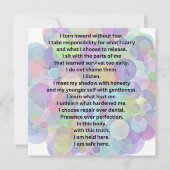 Held Here ノートカード (裏面)