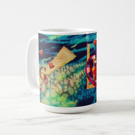 Held in Stillness Mug コーヒーマグカップ (正面左)