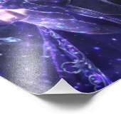 Heldin der Sterne – Cosmic Magic Poster フォトプリント (角)