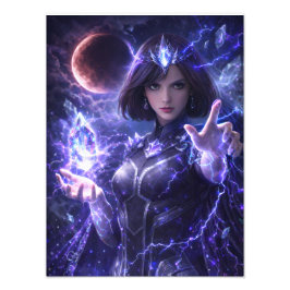 Heldin der Sterne – Cosmic Magic Poster フォトプリント