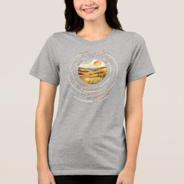 HELENペプチド、ムーン10 カスタムテキスト入り、ライト トライブレンドＴシャツ