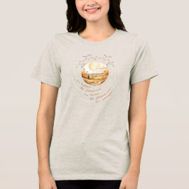 HELENペプチド、Moon7、カスタムテキスト入り、ライトカラー トライブレンドＴシャツ