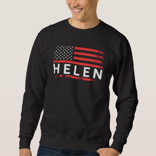 HELEN AMERICAN FLAG FOR HELEN スウェットシャツ (正面)