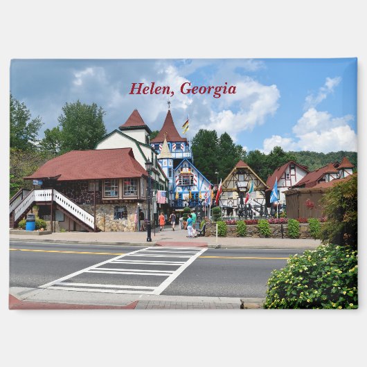 Helen , Georgia, USA マグネット (正面)