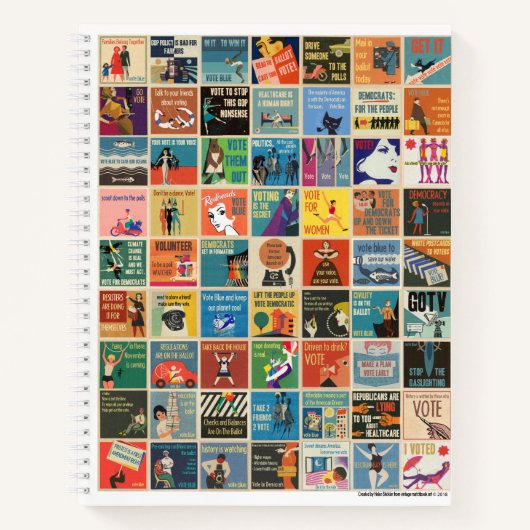 Helen Stickler's 63 GOTVミームon notebook ノートブック (正面)