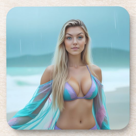 Helena Chevalier:ショアプラスチックのセレニティ コースター (正面)