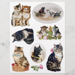 Helena Maguire - Vintage Cat and Kitten Fussy Cuts