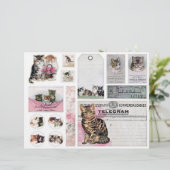 Helena Maguire Vintage Cat, Kitten Fussy Cuts (スタンド正面)