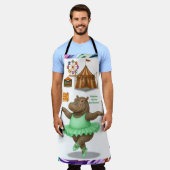 Helene circus performer エプロン (着用した状態)