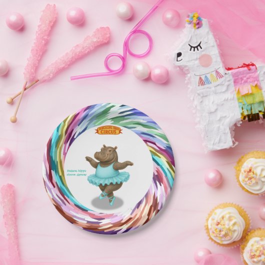 Helene circus performer ペーパープレート (パーティー)