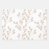 Heleniumsワイルドプラントウォーター色 ラッピングペーパーシート (正面)